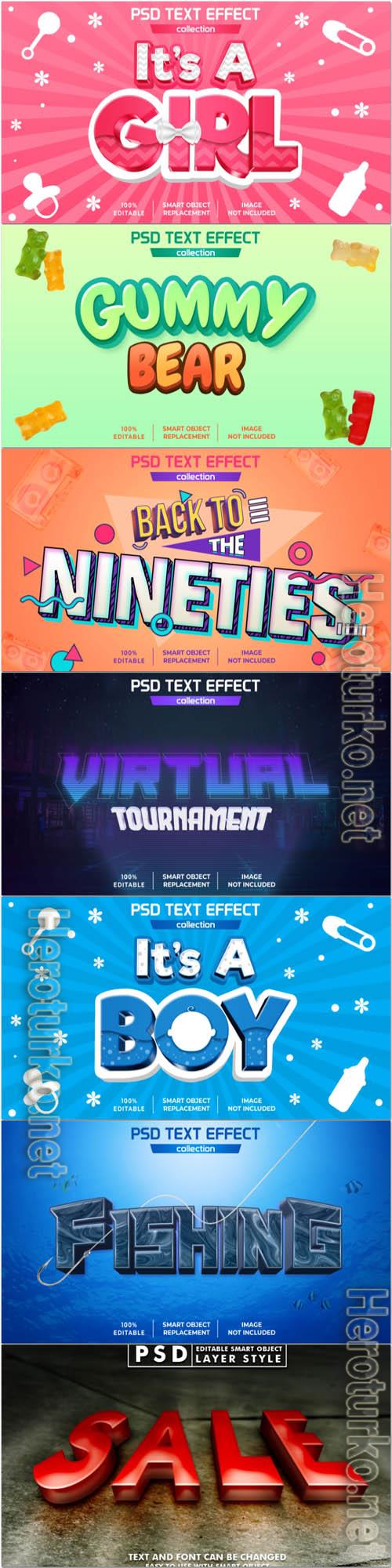 Psd text effect set vol 364