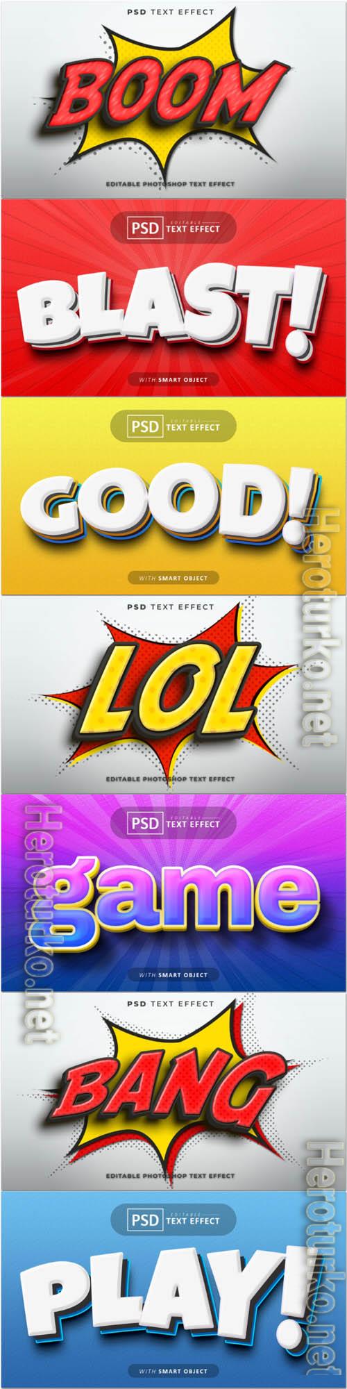 Psd text effect set vol 354