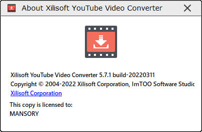 Xilisoft YouTube Video Converter 5.7.1 Build 20220311