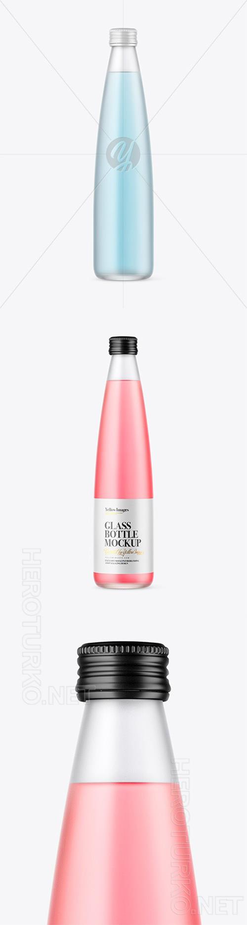 Frosted Glass Drink Bottle Mockup 48138 Frosted Glass Drink Bottle Mockup 48138