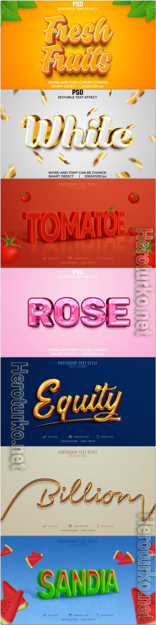 Psd text effect set vol 361