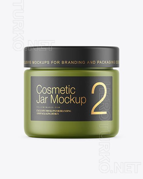 Matte Cosmetic Jar Mockup 50663 