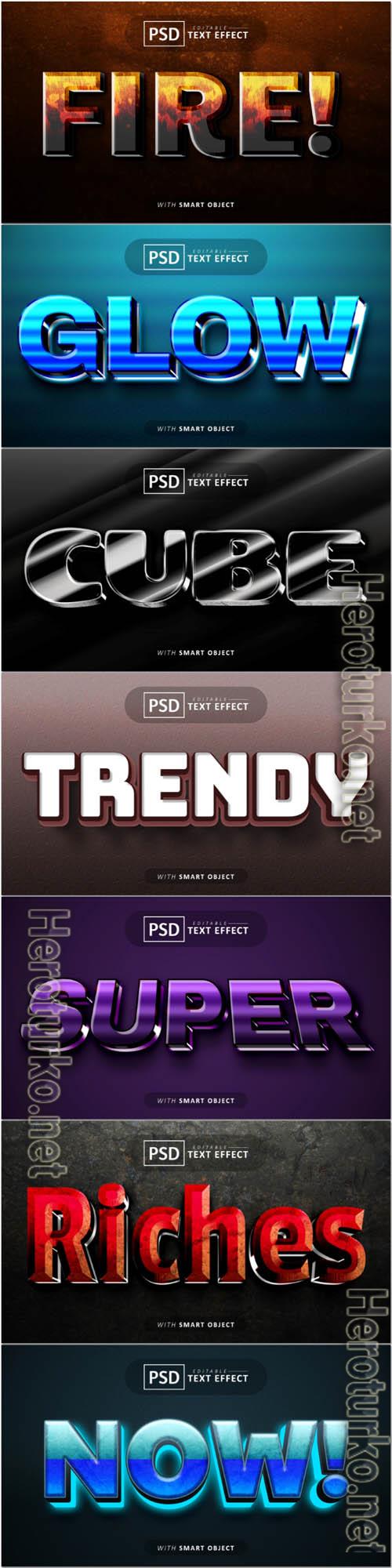 Psd text effect set vol 355