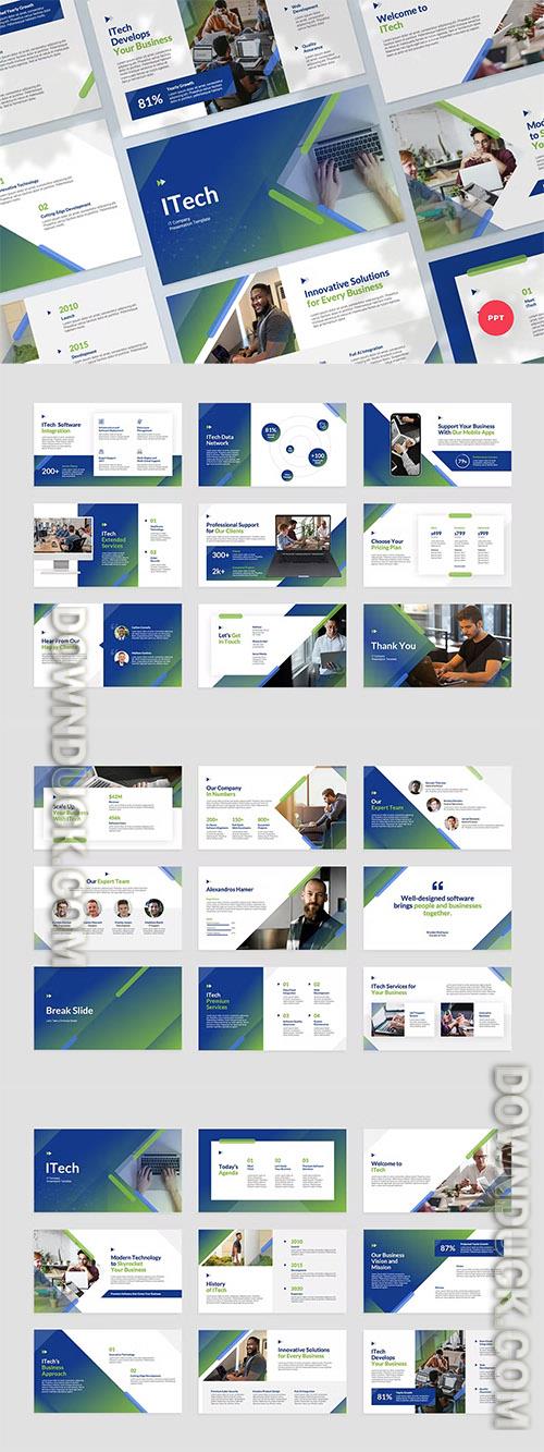IT Company Powerpoint, Keynote and Google Slides Presentation Template IT Company Powerpoint, Keynote and Google Slides Presentation Template