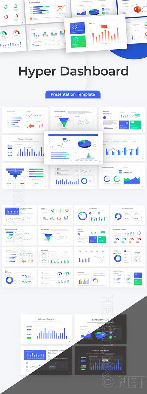 HyperDashboard Dashboard PowerPoint Template 