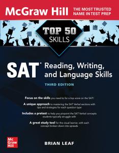 Top 50 SAT Reading, Writing, and Language Skills, 3rd Edition