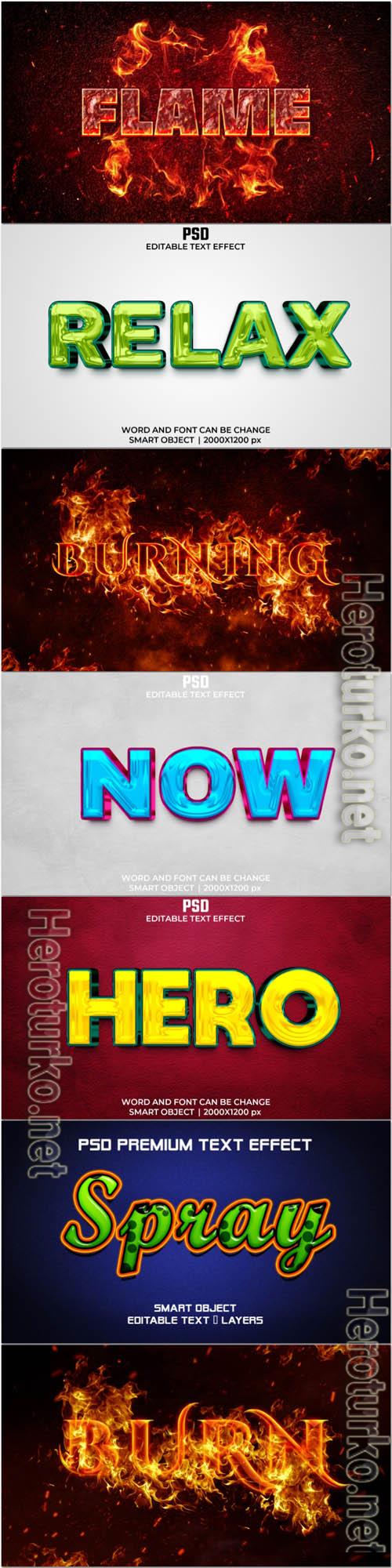 Psd text effect set vol 362