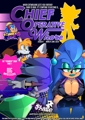 [Gender Bender] MISS PHASE - CHIEF OPERATIVE WHORE (SONIC THE HEDGEHOG) - Big Breasts