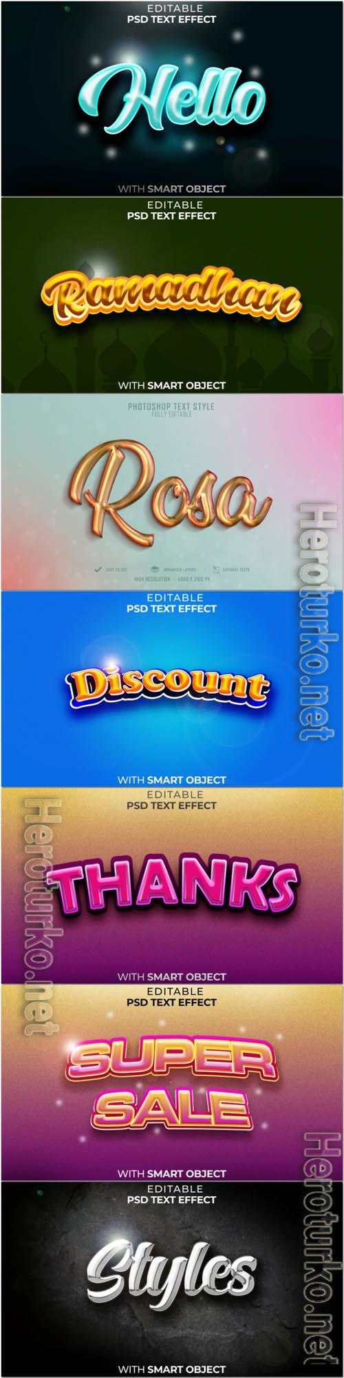 Psd text effect set vol 356