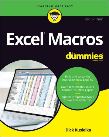 Excel Macros For Dummies, 3rd Edition (True EPUB)