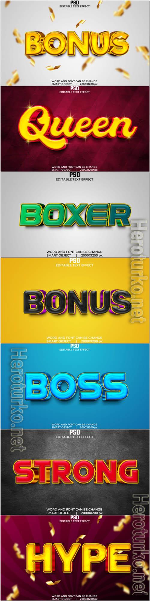 Psd text effect set vol 359