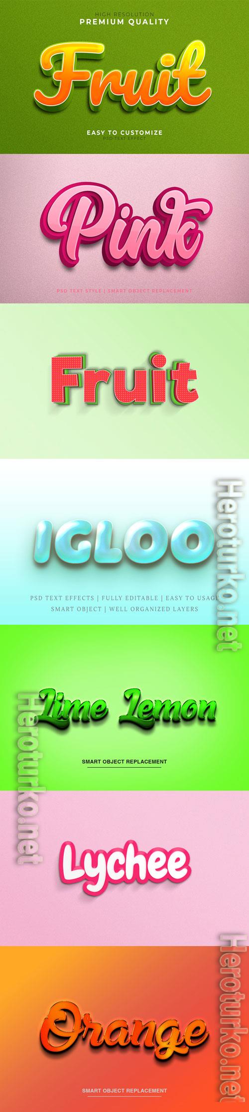Psd text effect set vol 371