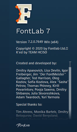 FontLab 7.2.0.7649