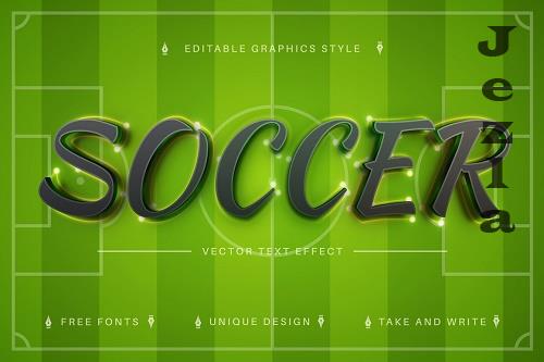 Soccer - Editable Text Effect - 7057990