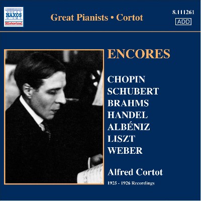 Isaac Albéniz - Cortot, Alfred  Encores - 78 Rpm Recordings (1925-26)
