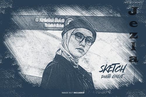 Sketch Photo Effect PSD