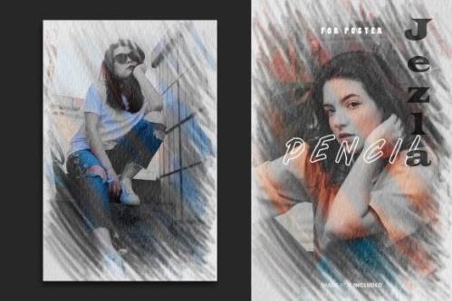 Pencil for Poster Photo Effect