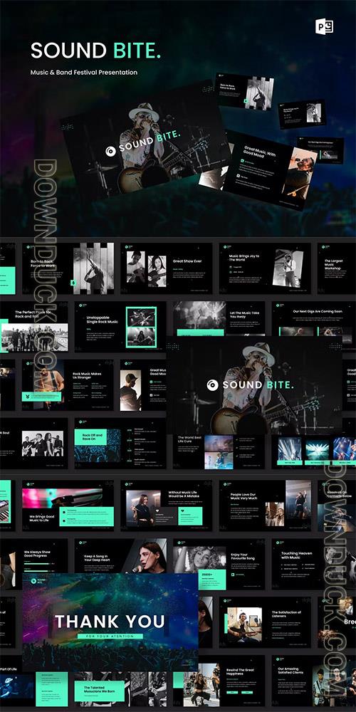 Soundbite - Music & Band Festival PowerPoint 