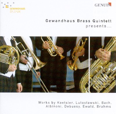 Johannes Brahms - Brass Quintets - Koetsier, J    Lutosławski, W    Ewald, V