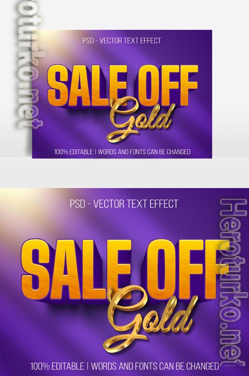 Sale Text Effect in Psd