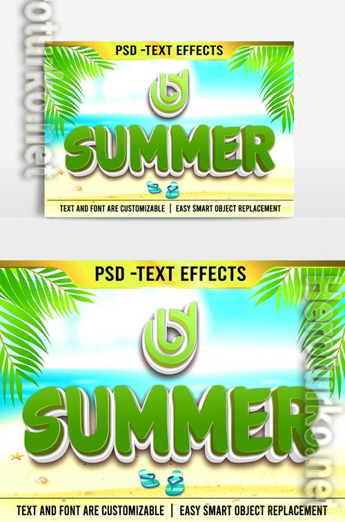 Summer text effects Text 3D correction Summer text effects Text 3D correction