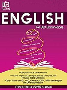 English for SSC Examinations (From the House of Dr RS Aggarwal)