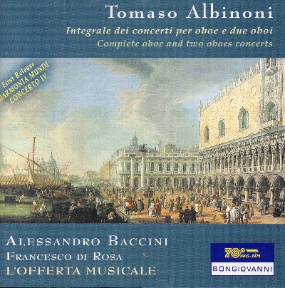 Tomaso Albinoni - Albinoni  Complete Oboe & 2 Oboes Concerts