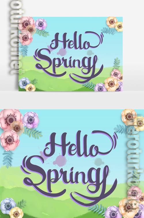 Beautiful Spring Text Effect vol 3 Beautiful Spring Text Effect vol 3