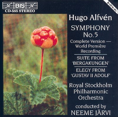 Hugo Alfvén - Alfven  Mountain King Suite   Symphony No  5   Gustav Ii Adolf  Elegy