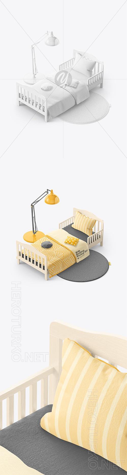 Kids Bedding Mockup Set 95438