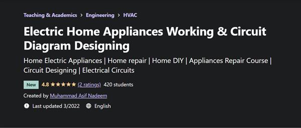 Electric Home Appliances Working & Circuit Diagram Designing