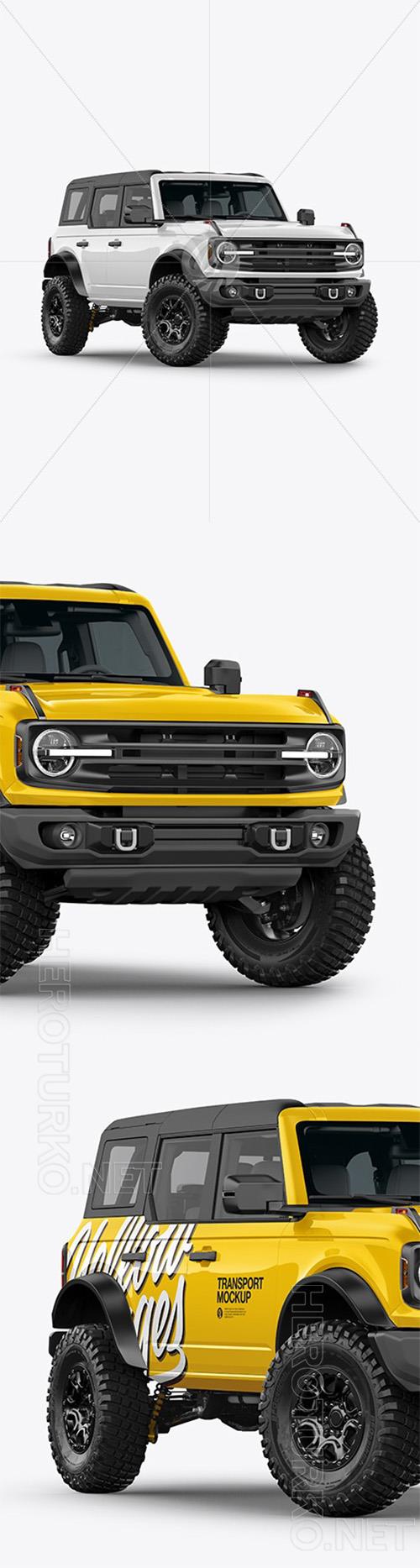 Off-Road SUV Mockup - Half Side View 87198 Off-Road SUV Mockup - Half Side View 87198