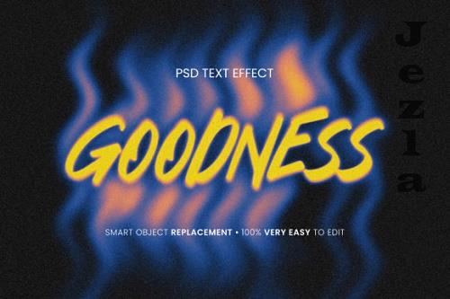 Goodness Melt Text Effect Psd