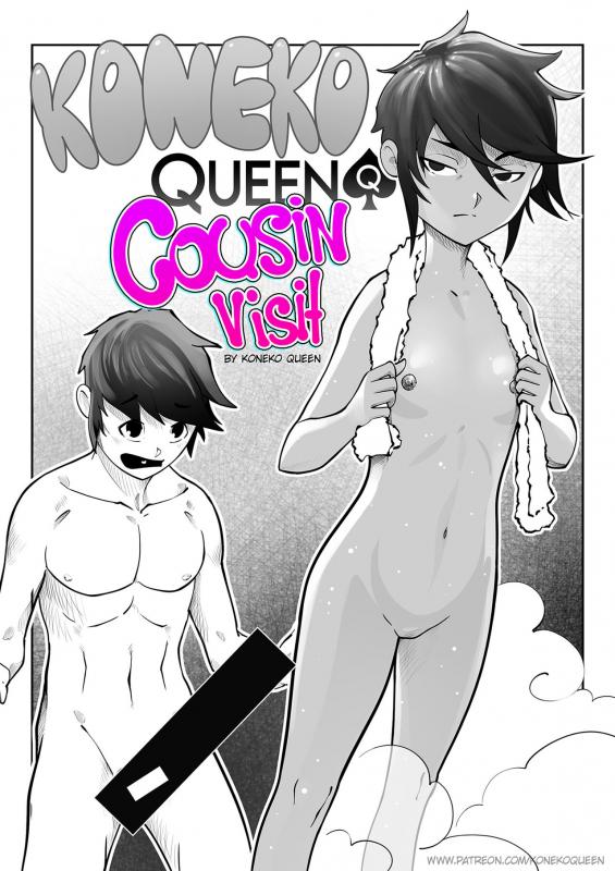 Koneko Queen - Cousin Visit Porn Comic