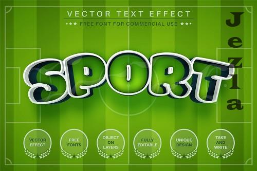 Sport Football Editable Text Effect - 7059609