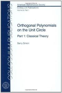 Orthogonal Polynomials on the Unit Circle - Part 1  Classical Theory