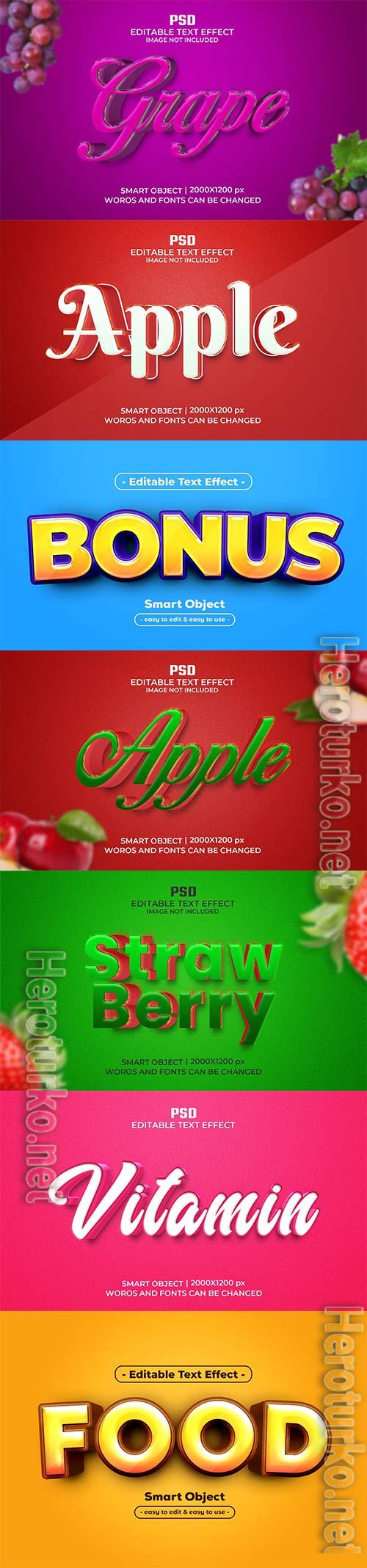 Psd text effect set vol 373