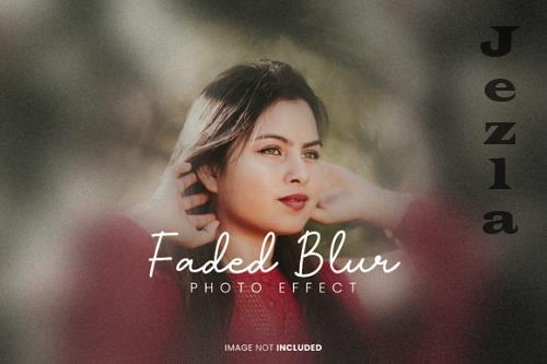 Faded Blur Photo Effect Psd