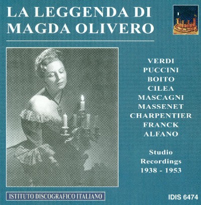 César Franck - Vocal Recital  Magda Olivero - Puccini, G    Cilea, F    Boito, A    Verdi, G    P...