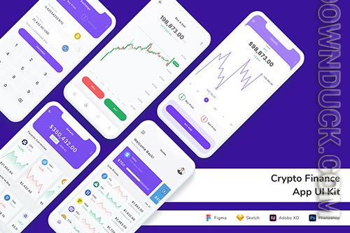 Crypto Finance App UI Kit 