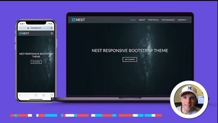 Build A Complete Responsive Website From Scratch with HTML5, CSS3 & Bootstrap