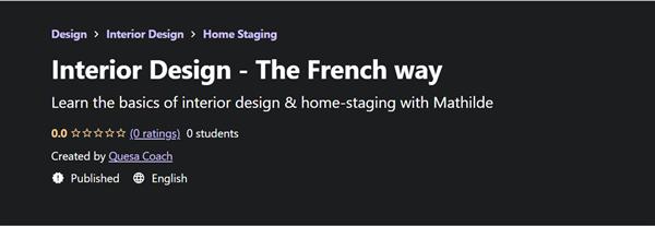 Interior Design - The French way
