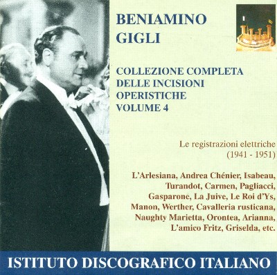 Arrigo Boito - Opera Arias (Tenor)  Gigli, Beniamino - Cilea, F    Giordano, U    Mascagni, P  (C...