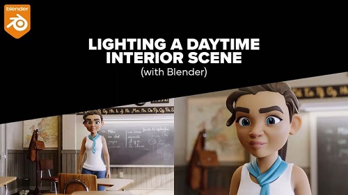 Skillshare - Learn 3D Rendering by Lighting a Daytime Interior Scene (Blender) - Evan Coates