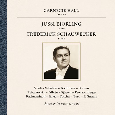 Richard Strauss - Jussi Björling at Carnegie Hall, New York City, March 2, 1958
