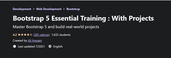 Bootstrap 5 Essential Training With Projects