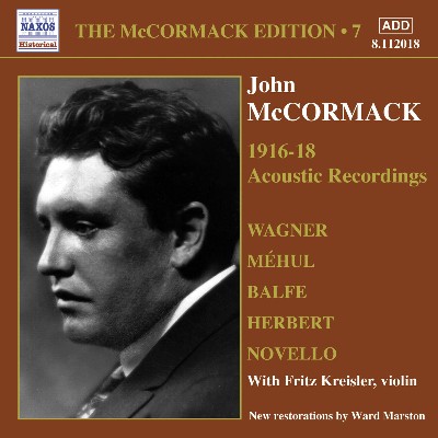 Francis Dorel - Mccormack, John  Mccormack Edition, Vol  7  The Acoustic Recordings (1916-1918)