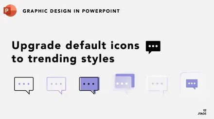 Graphic Design In PowerPoint: Trending Icon Design