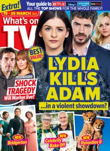 What’s on TV – 19 March 2022