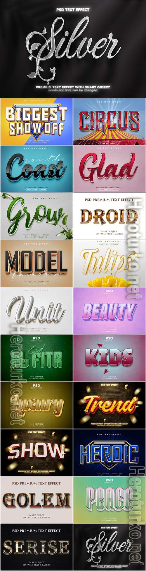 Psd text effect set vol 384